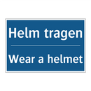 Helm tragen - Wear a helmet