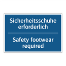 Sicherheitsschuhe erforderlich - Safety footwear required