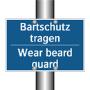 Bartschutz tragen - Wear beard guard