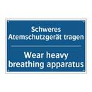 Schweres Atemschutzgerät tragen/.../ - Wear heavy breathing apparatus