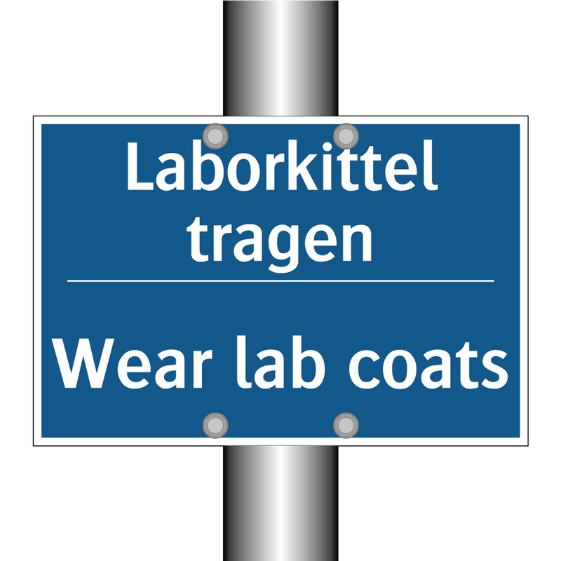 Laborkittel tragen - Wear lab coats