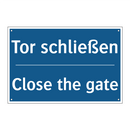 Tor schließen - Close the gate