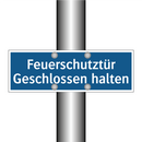 Feuerschutztür Geschlossen halten