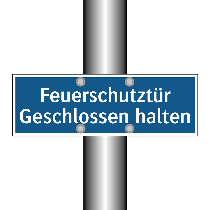 Feuerschutztür Geschlossen halten