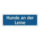 Hunde an der Leine
