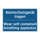 Atemschutzgerät tragen - Wear self-contained breathing /.../