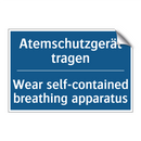Atemschutzgerät tragen - Wear self-contained breathing /.../
