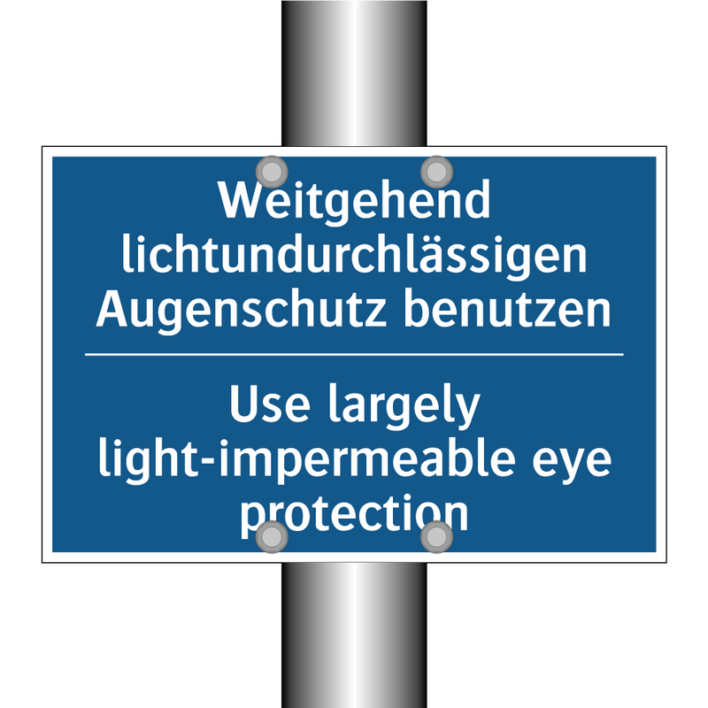 Weitgehend lichtundurchlässigen /.../ - Use largely light-impermeable /.../
