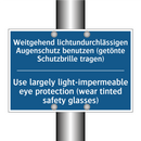 Weitgehend lichtundurchlässigen /.../ - Use largely light-impermeable /.../