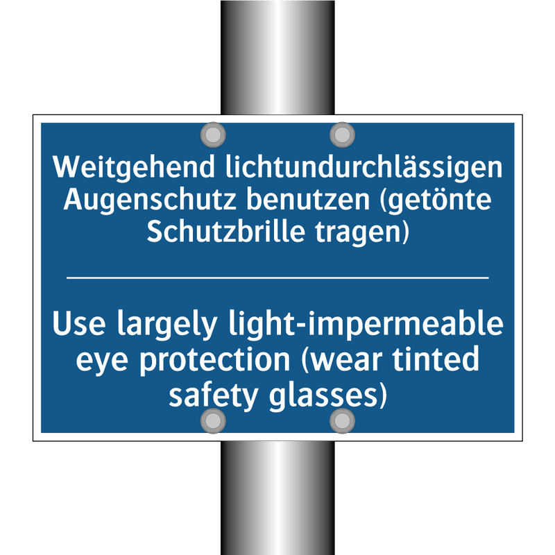Weitgehend lichtundurchlässigen /.../ - Use largely light-impermeable /.../