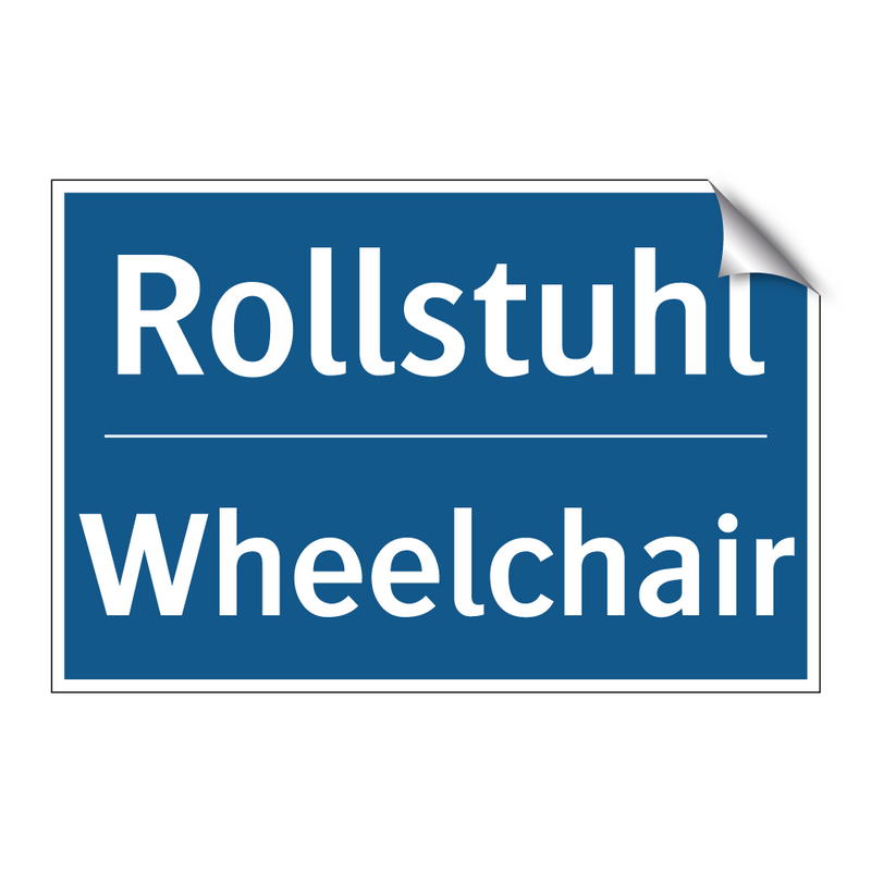 Rollstuhl - Wheelchair