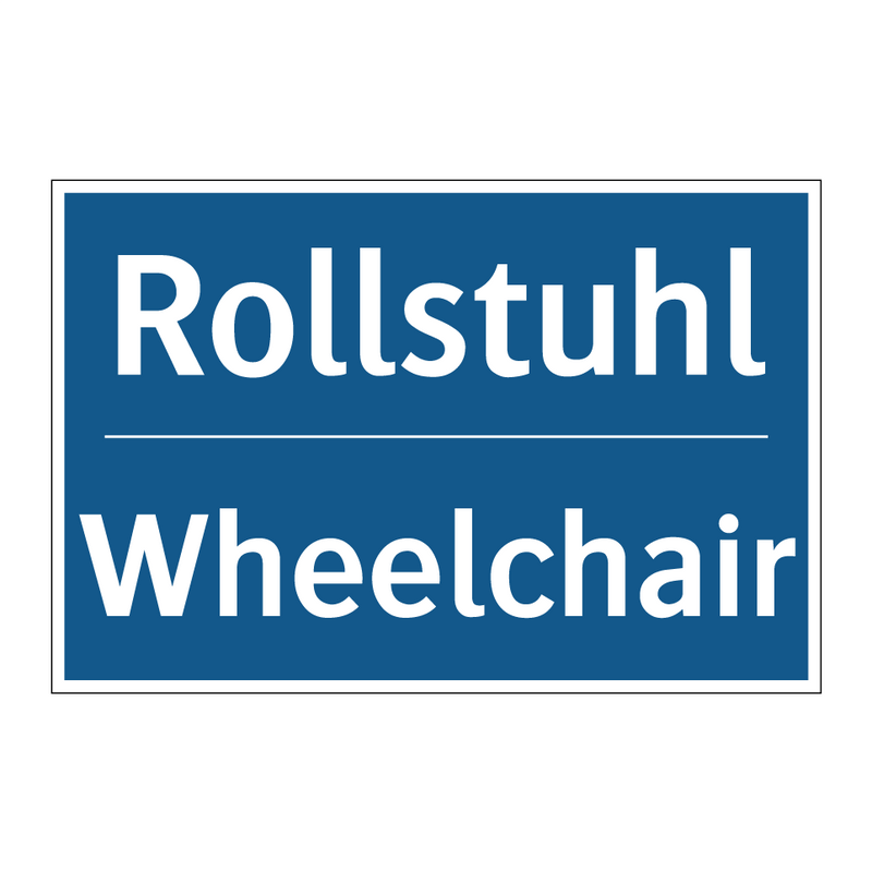Rollstuhl - Wheelchair