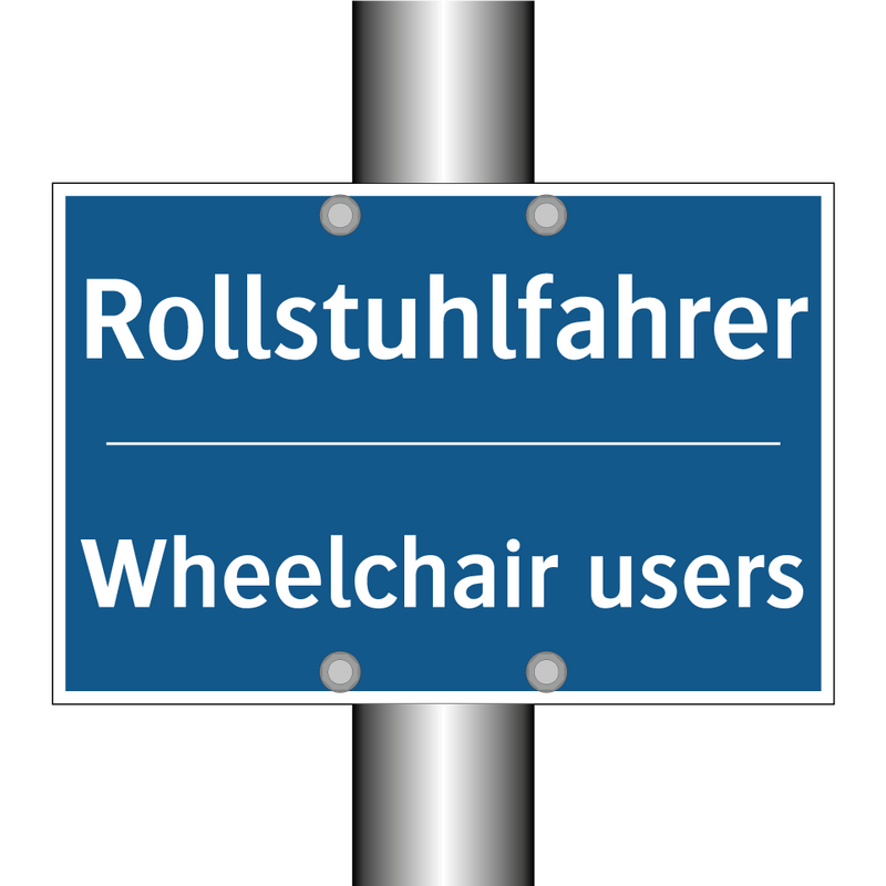 Rollstuhlfahrer - Wheelchair users