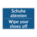 Schuhe abtreten - Wipe your shoes off
