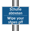 Schuhe abtreten - Wipe your shoes off