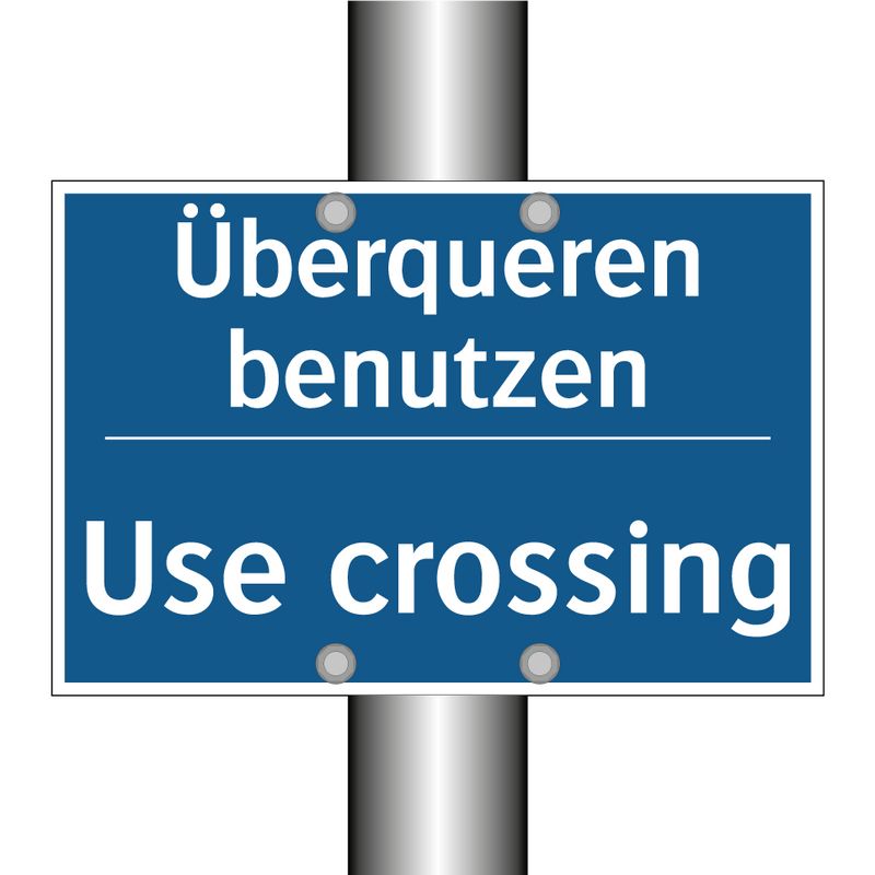 Überqueren benutzen - Use crossing