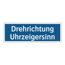 Drehrichtung Uhrzeigersinn
