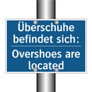 Überschuhe befindet sich: - Overshoes are located