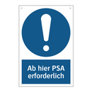 Ab hier PSA erforderlich