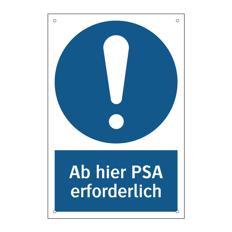Ab hier PSA erforderlich