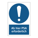 Ab hier PSA erforderlich