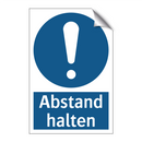 Abstand halten