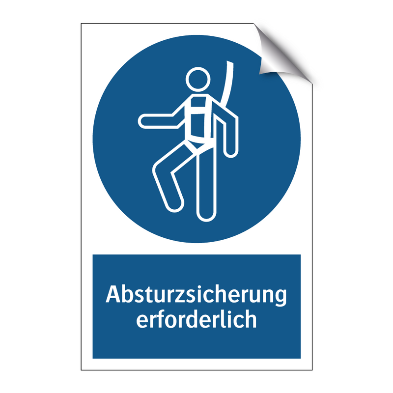 Absturzsicherung erforderlich