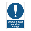 Unfälle müssen gemeldet werden