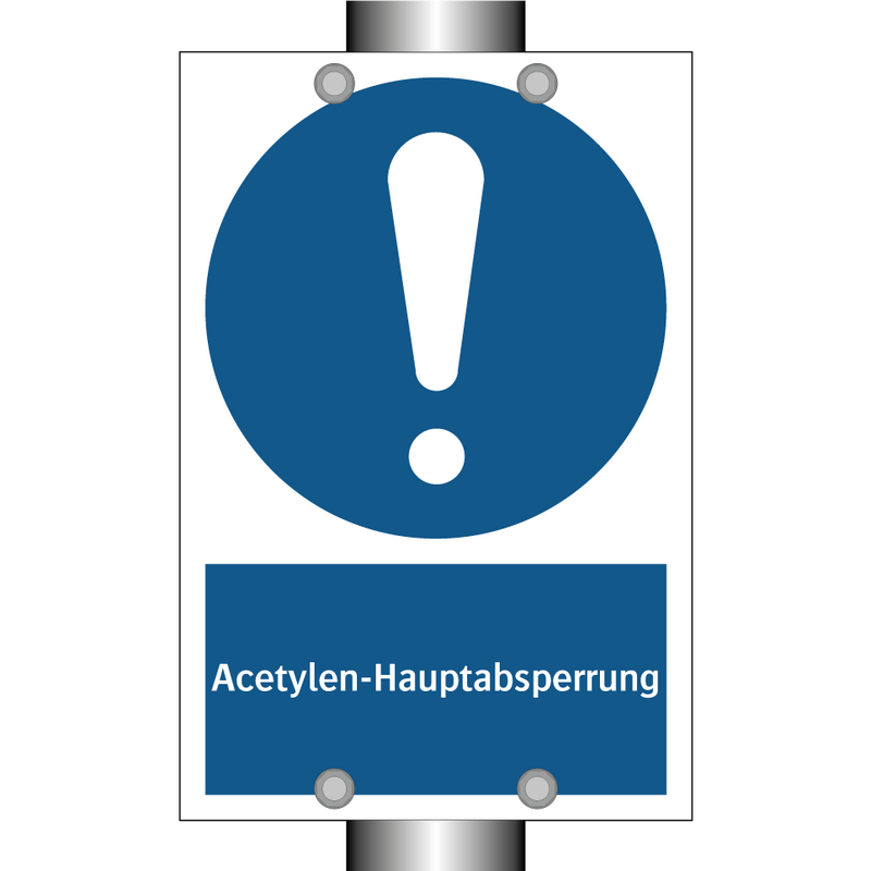 Acetylen-Hauptabsperrung