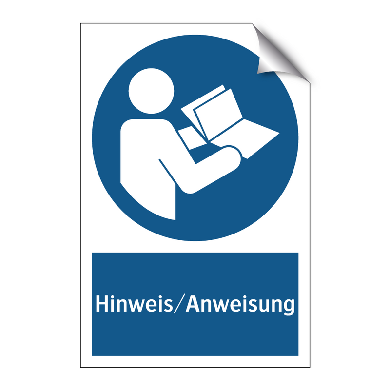 Hinweis/Anweisung