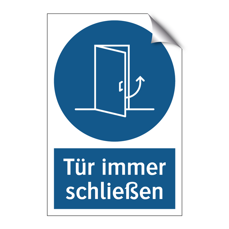 Tür immer schließen