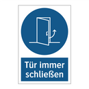 Tür immer schließen