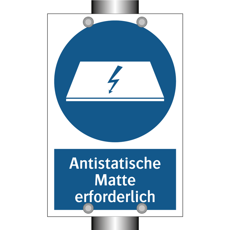 Antistatische Matte erforderlich