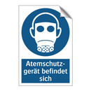 Atemschutz- gerät befindet sich