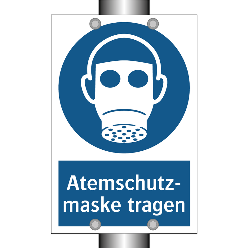 Atemschutz- maske tragen