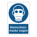 Atemschutz- maske tragen