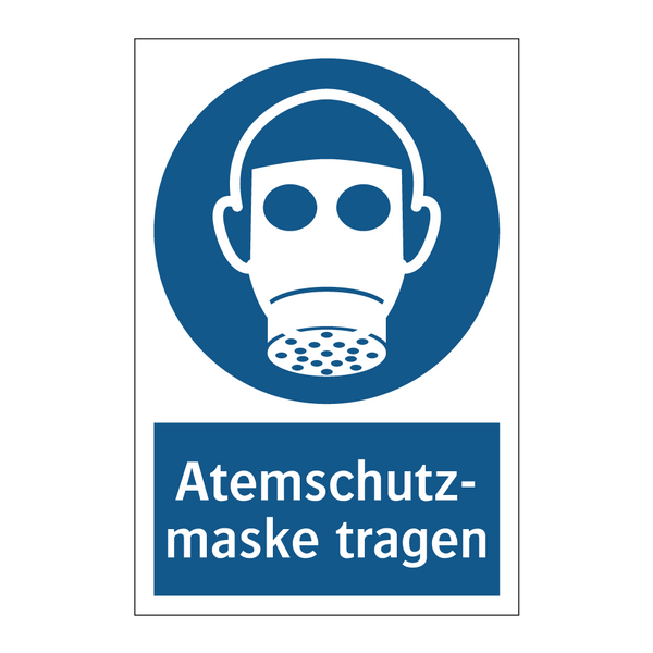 Atemschutz- maske tragen
