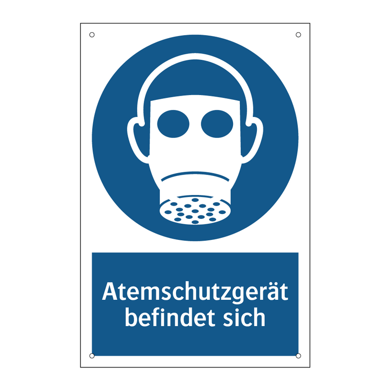 Atemschutzgerät befindet sich