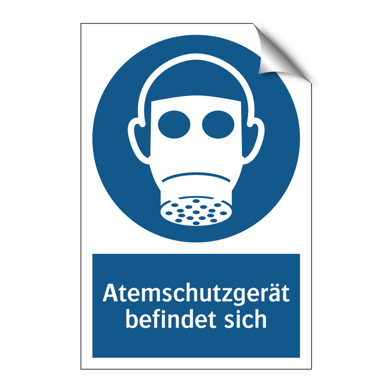 Atemschutzgerät befindet sich