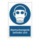Atemschutzgerät befindet sich