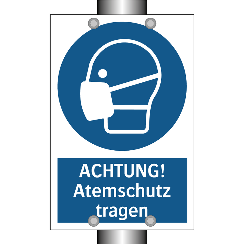 ACHTUNG! Atemschutz tragen
