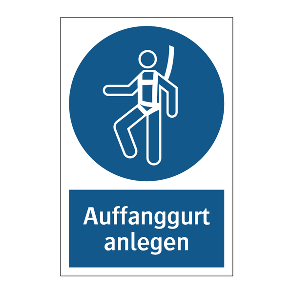 Auffanggurt anlegen