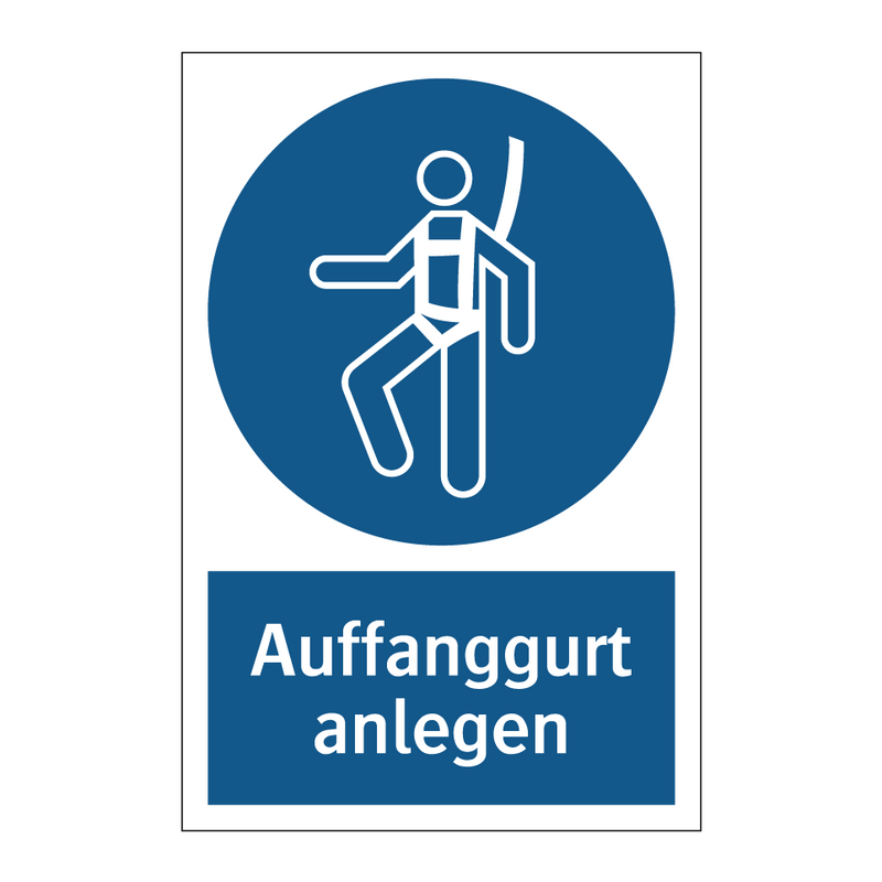 Auffanggurt anlegen