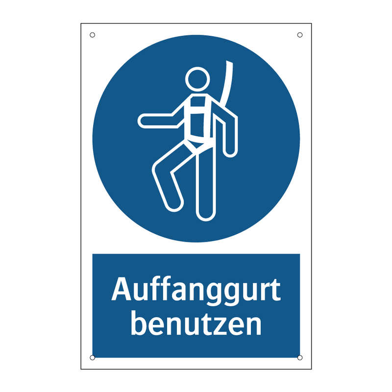 Auffanggurt benutzen
