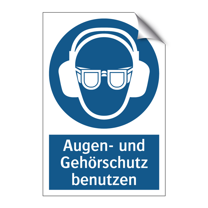 Augen- und Gehörschutz benutzen
