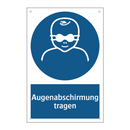 Augenabschirmung tragen