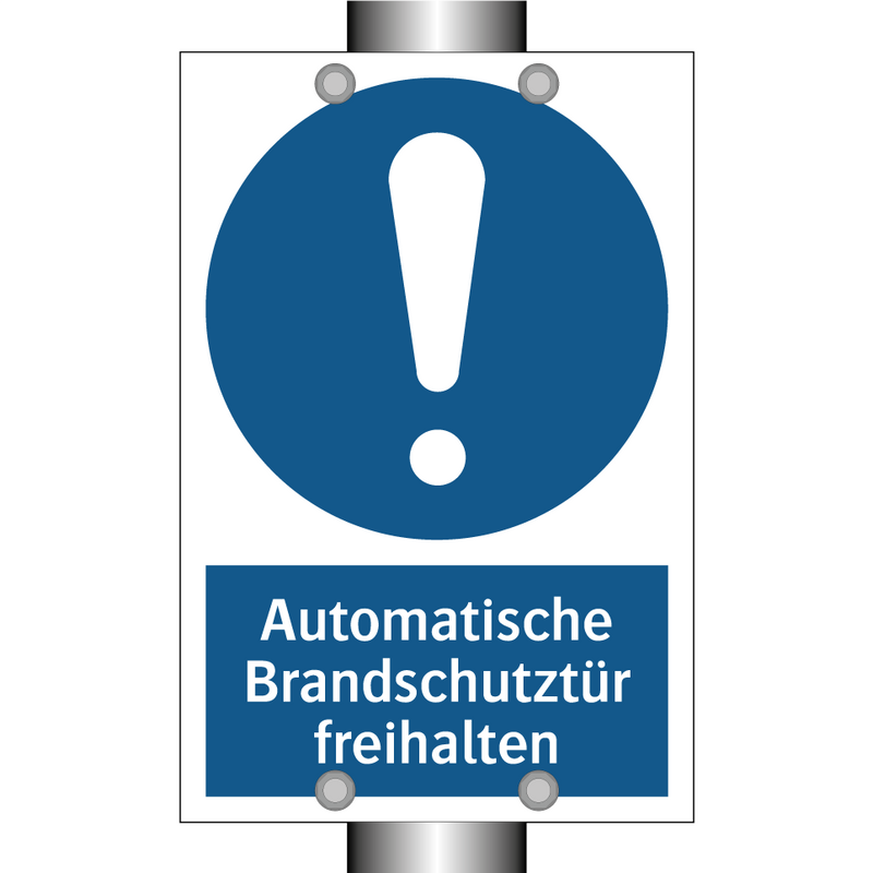 Automatische Brandschutztür freihalten
