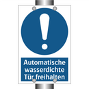 Automatische wasserdichte Tür freihalten