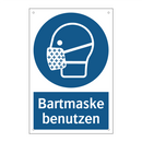 Bartmaske benutzen