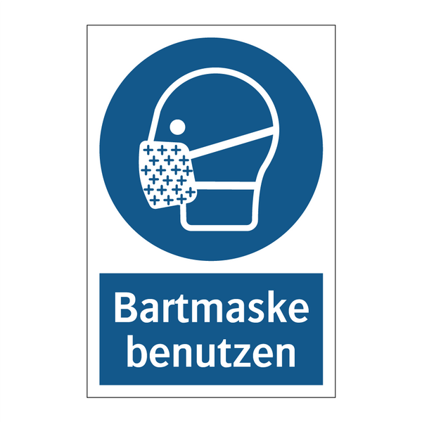 Bartmaske benutzen
